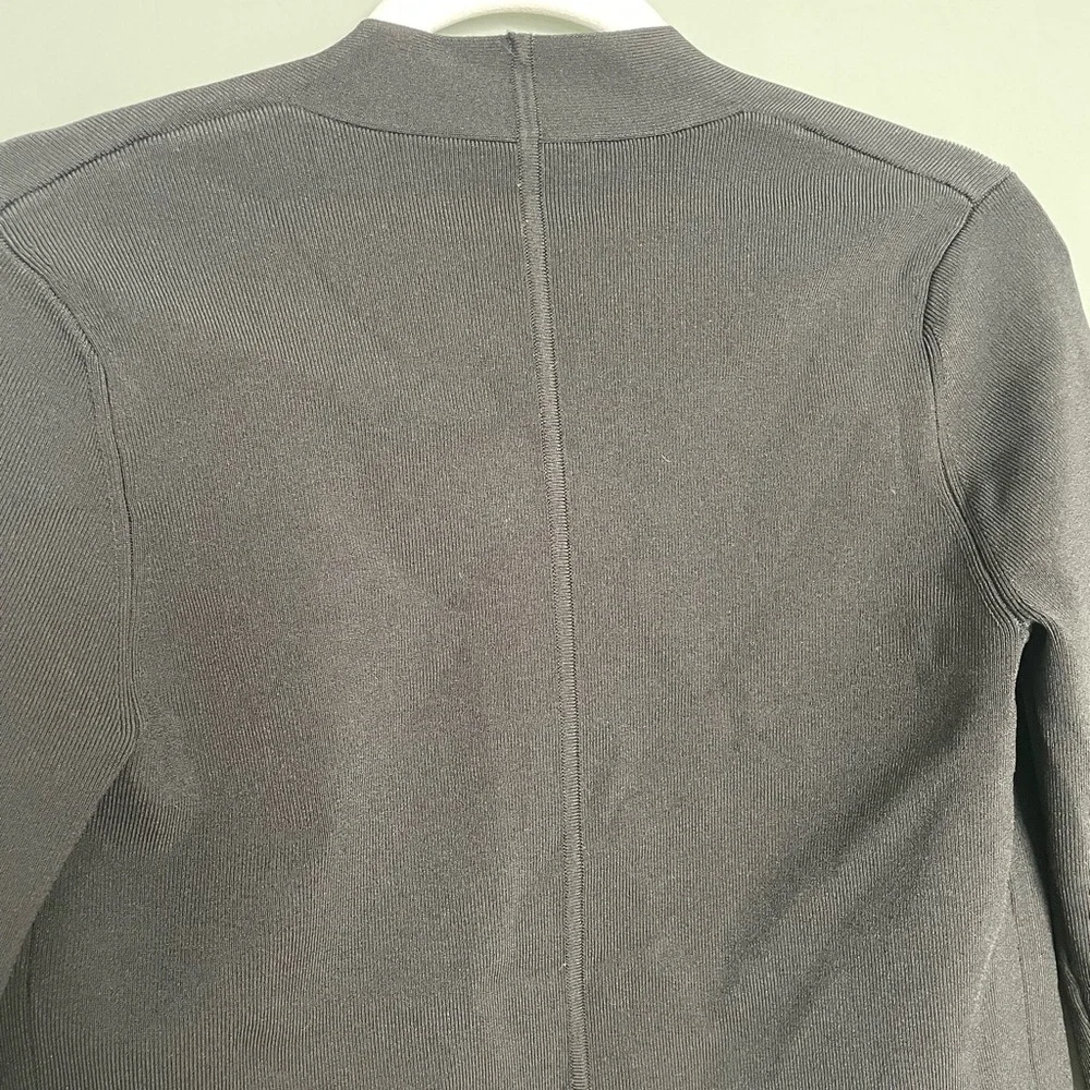 MM Lafleur "Sant Ambroeus" Jardigan Black Cropped Open Front Cardigan Jacket - Picture 10 of 17
